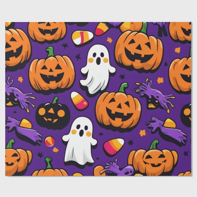 Halloween ThBäste Presentpapper (Platt)