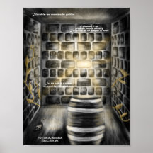 Halloween The Cask of Amontillado Konsttryck