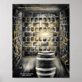 Halloween The Cask of Amontillado Konsttryck Poster