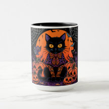 Halloween,The Pumpkin Patch Prowler ,Svart Katt