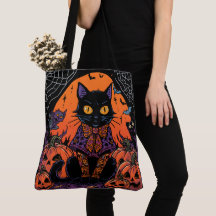Halloween,The Pumpkin Patch Prowler ,Svart Katt