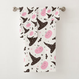 Halloween Theme Bath Towel Set