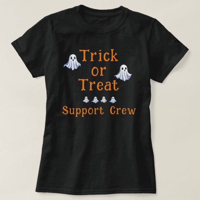 Halloween Theme - Candy Hunters Support Crew T Shirt (Design framsida)