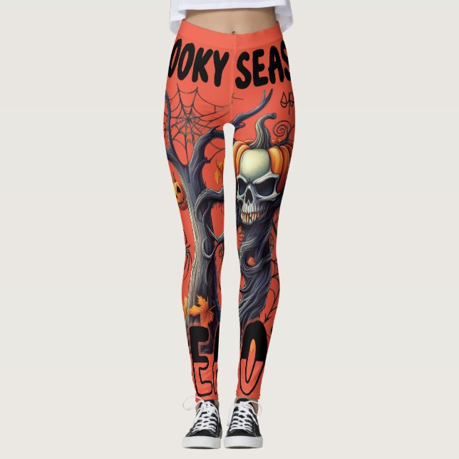 Halloween Theme Leggings (Framsida)