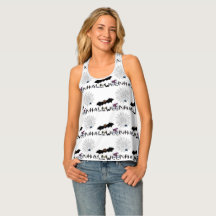Halloween Theme Racerback Tanktops 03