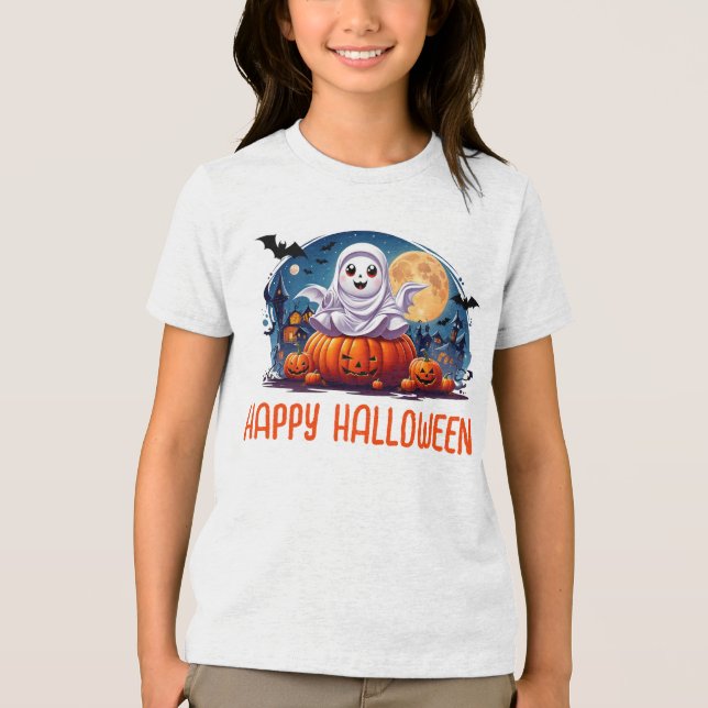 Halloween Theme T Shirt (Framsida)