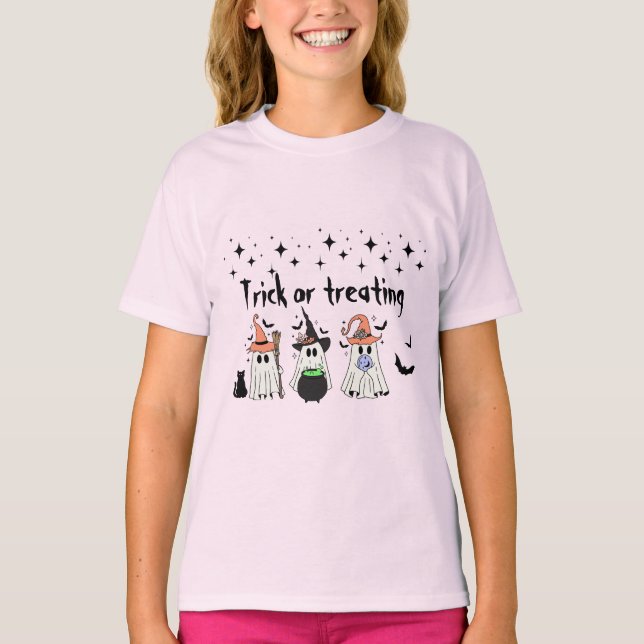 Halloween Theme T Shirt (Framsida)