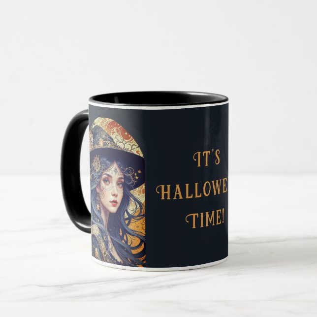 Halloween Theme - Tattooed Witch Mugg (Framsida vänster)