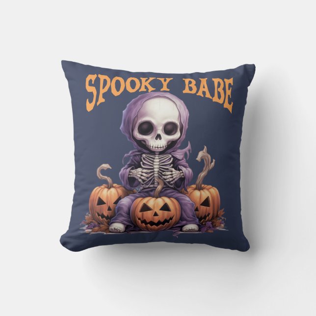 Halloween themed Dekorativ kudde (Framsida)
