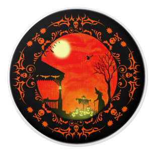 Halloween themed witchy kabinett /furniture knopp