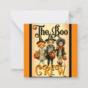 Halloween Thned Tote Bag Anteckningskort