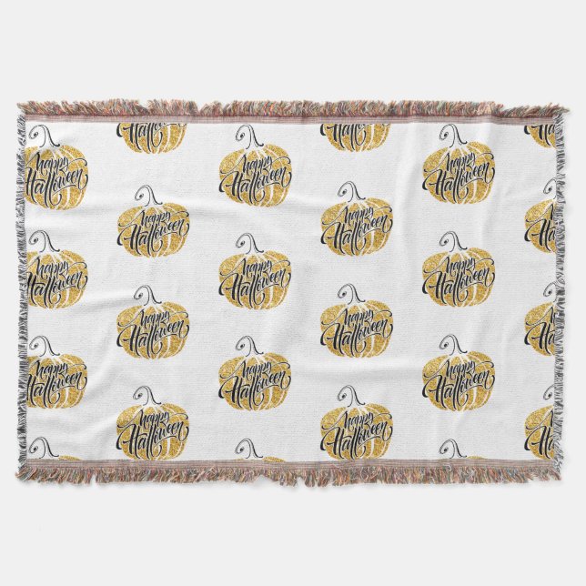 Halloween Throw Blanket Filt (Framsidan)