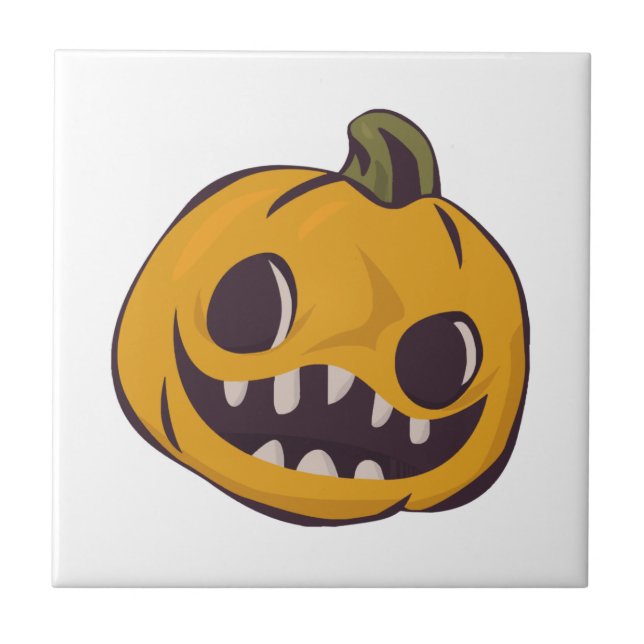 Halloween-tid  kakelplatta (Framsidan)