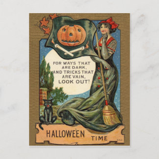 Halloween-tid Vykort