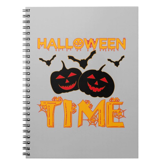 Halloween-tidpumpa Anteckningsbok (Framsidan)