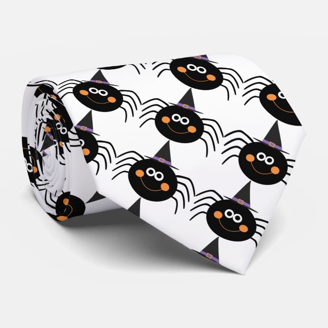 Halloween Tie/Cute Spiders Slips (Rullad)