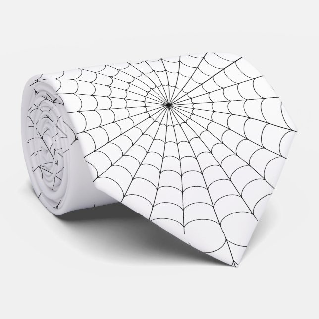 Halloween Tie/Spindelnät Slips (Rullad)