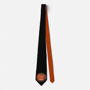 Halloween Ties Cute Pumpkin Neckties Anpassa