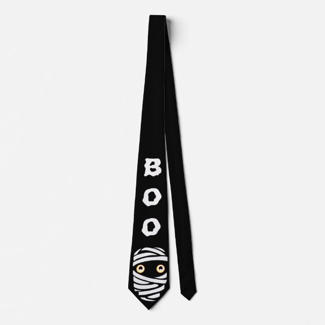 Halloween Ties Mummy Neckties Odöda Tie Customize (Framsida)
