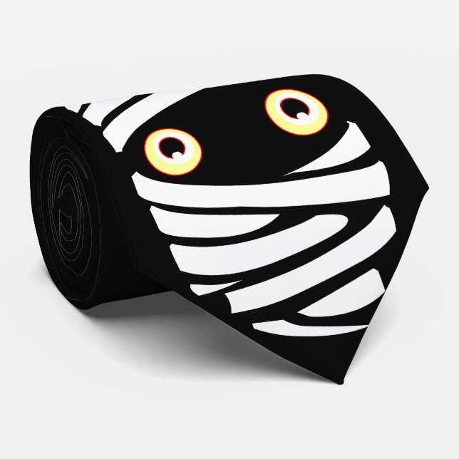 Halloween Ties Roligt Halloween Mummy Costume Tie Slips (Rullad)