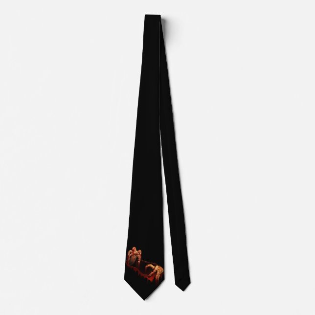 Halloween Ties Scary Zombie Neckties Customize (Framsida)