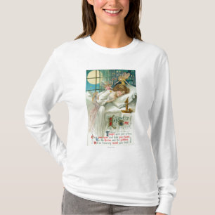 Halloween Time älvor runt om att sova kvinnan Tee Shirt