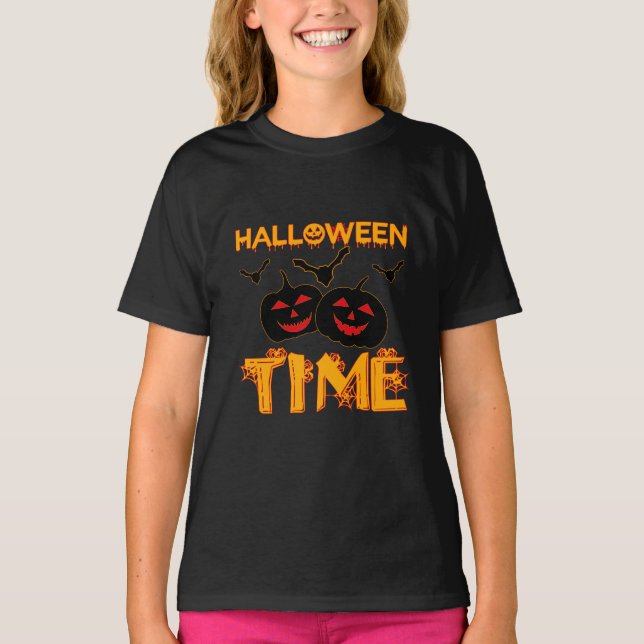 Halloween Time T Shirt (Framsida)