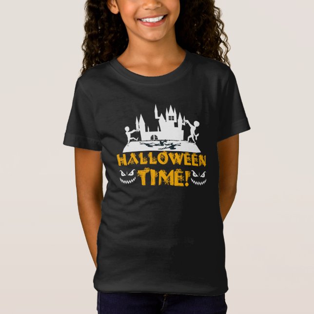 Halloween Time T Shirt (Framsida)