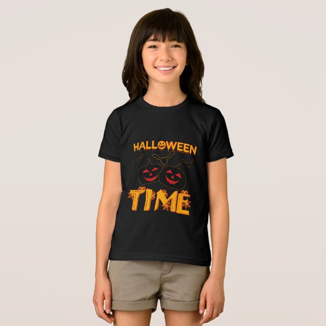 Halloween Time T Shirt (Framsida Full)