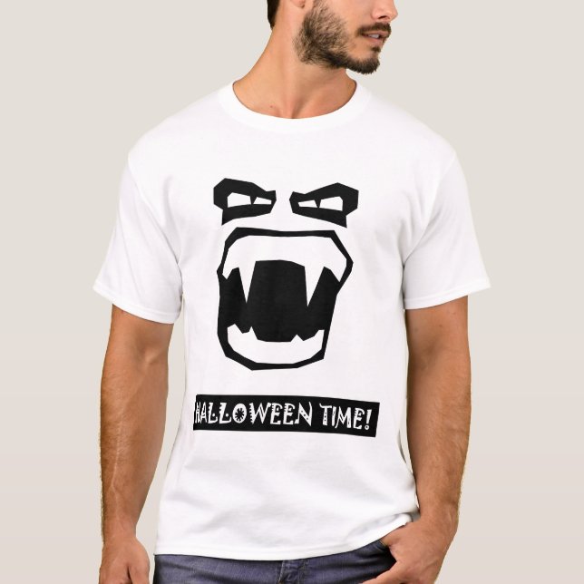 Halloween Time YEAH T Shirt (Framsida)