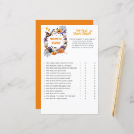 Halloween Tiny Feet, Spooky Sweet M/D-spel