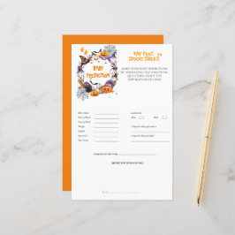 Halloween Tiny Feet, Spooky Sweet Predict Game