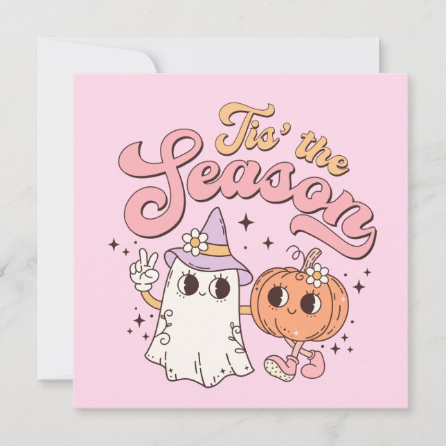 Halloween Tis-säsongen Inbjudningar (Framsida)