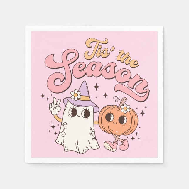 Halloween Tis-säsongen Pappersservett (Framsidan)