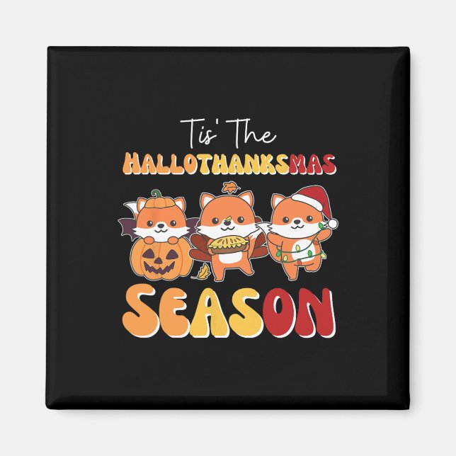 Halloween Tis's Hallothanksmas Se Magnet (Framsidan)