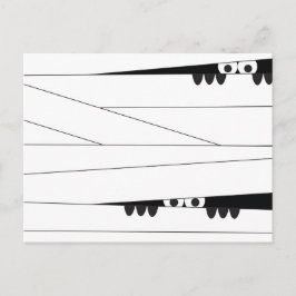 Halloween Tittande Mummy Vykort