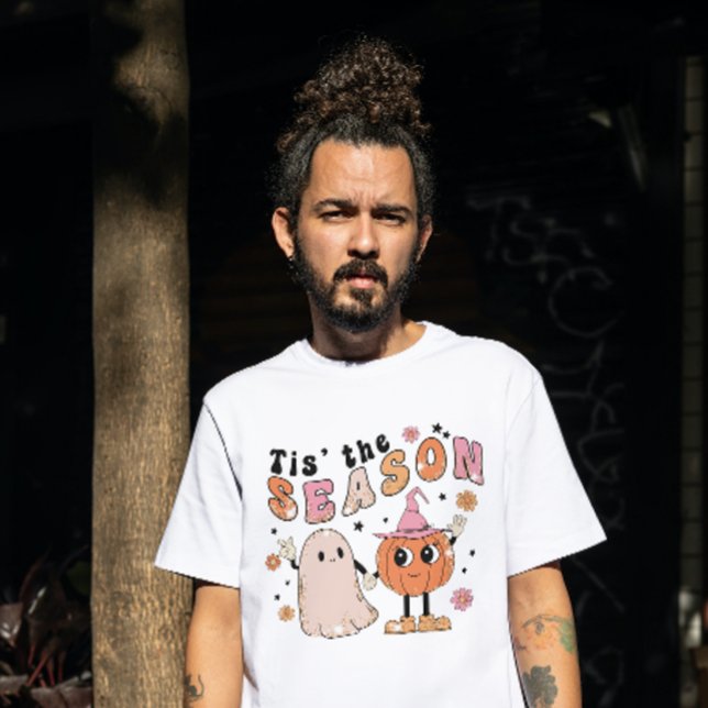 HALLOWEEN TITTAR SEASONGHOST & PUMPKIN T SHIRT (Skapare uppladdad)