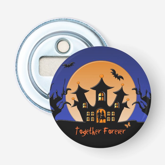 Halloween Together Forever - Button Bottle-öppnare Flasköppnare (Framsidan)