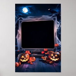 Halloween tom blank inbjudan affisch ram #10