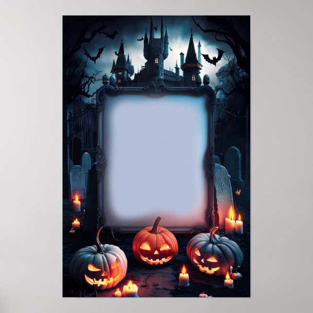 Halloween-tom inbjudan Poster #1 (Framsidan)
