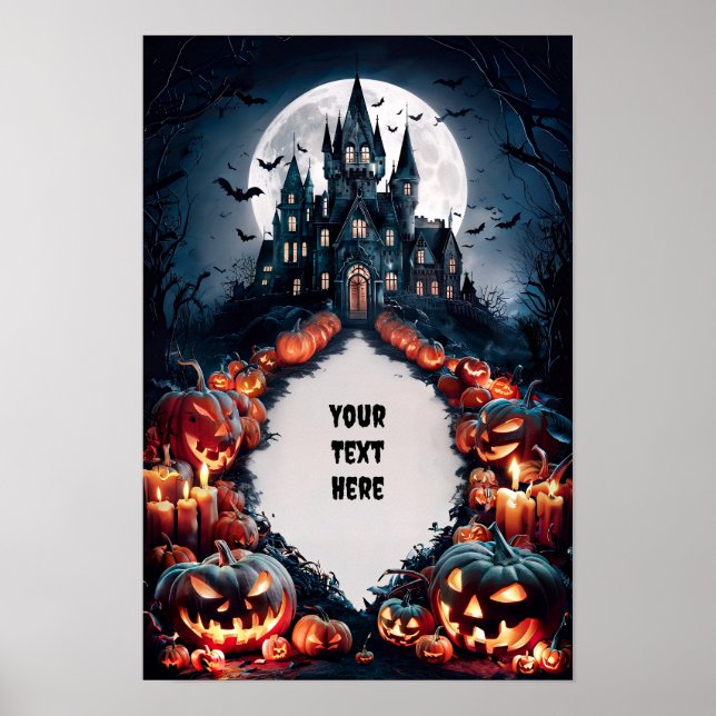 Halloween-tom inbjudan Poster #10 (Framsidan)