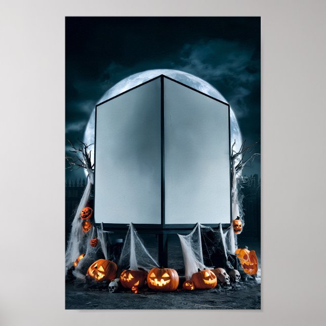 Halloween-tom inbjudan Poster #2 (Framsidan)