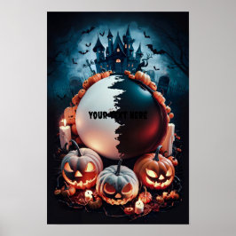 Halloween-tom inbjudan Poster #7