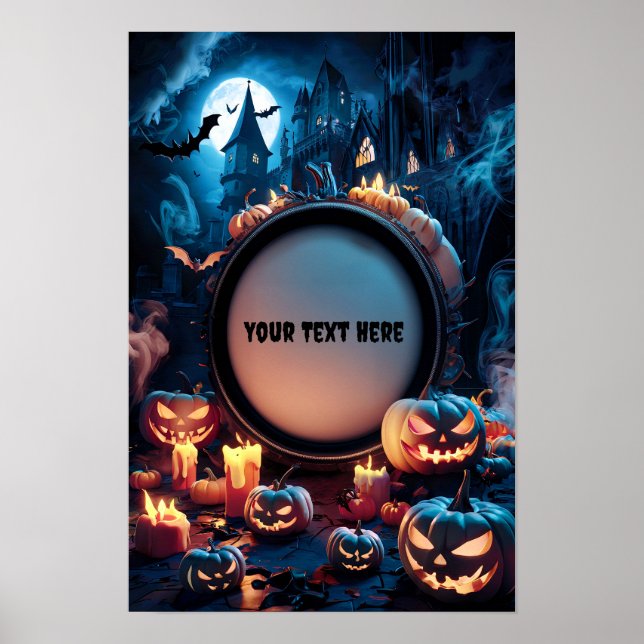 Halloween-tom inbjudan Poster #8 (Framsidan)