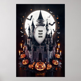 Halloween-tom inbjudan Poster nr 3