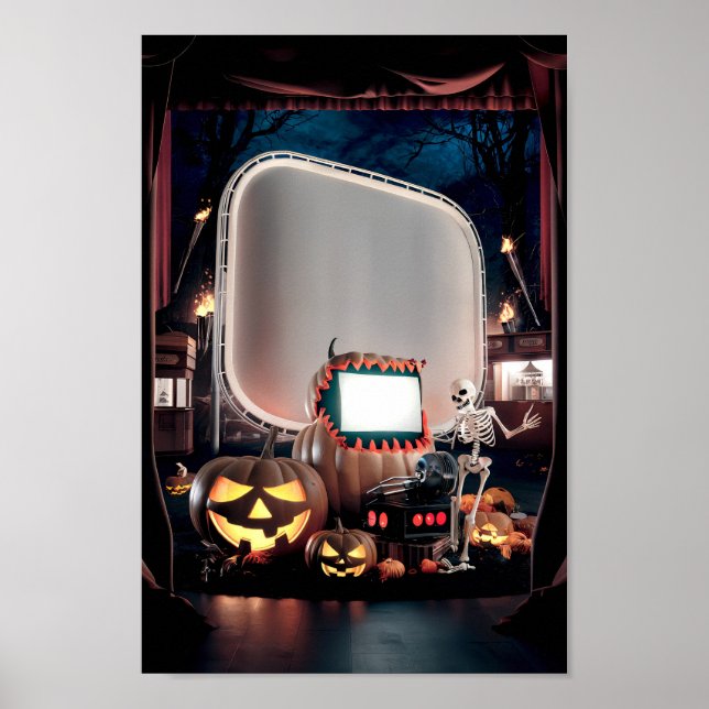 Halloween-tom inbjudan Poster nr 3 (Framsidan)