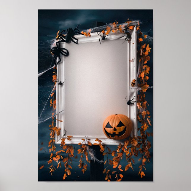 Halloween-tom inbjudan Poster nr 4 (Framsidan)