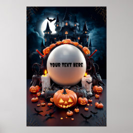 Halloween-tom inbjudan Poster nr 5