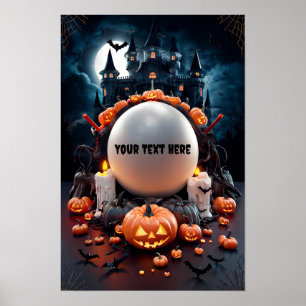 Halloween-tom inbjudan Poster nr 5