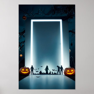 Halloween-tom inbjudan Poster Ram #8